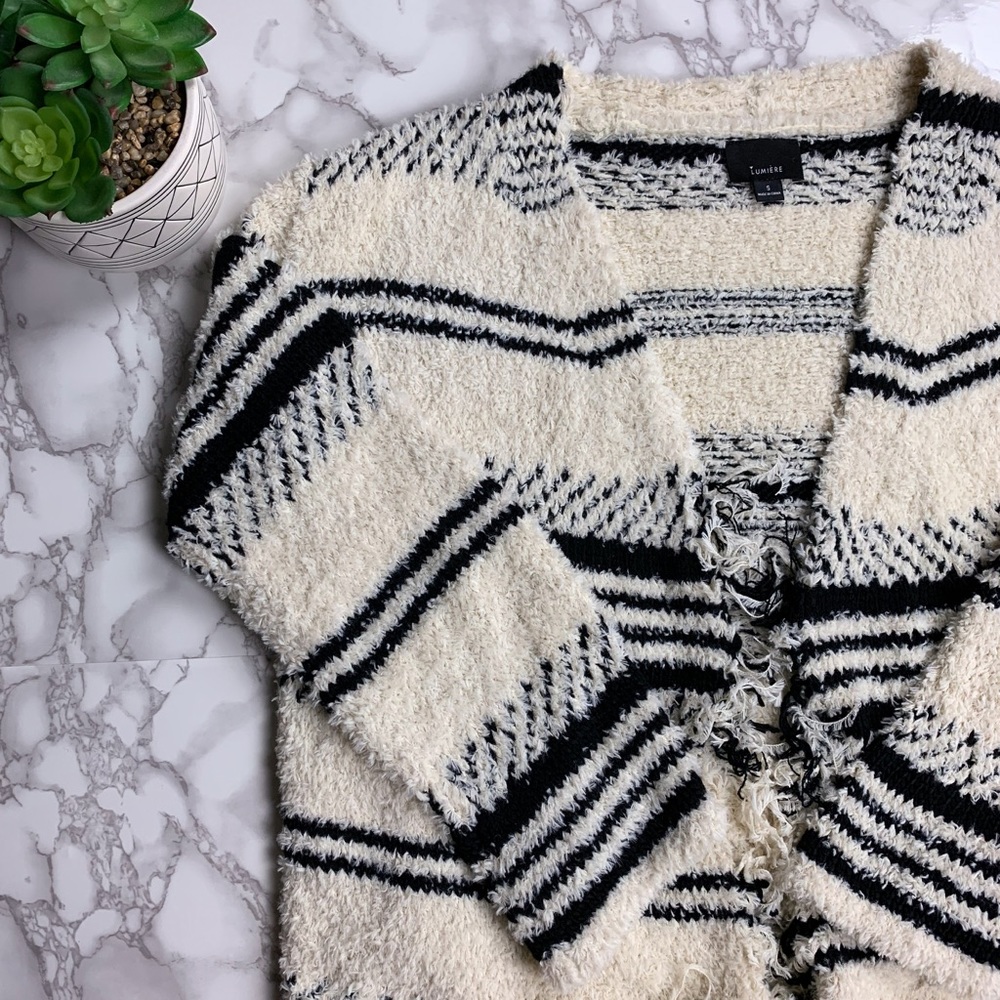 Soft Fringe Cardigan